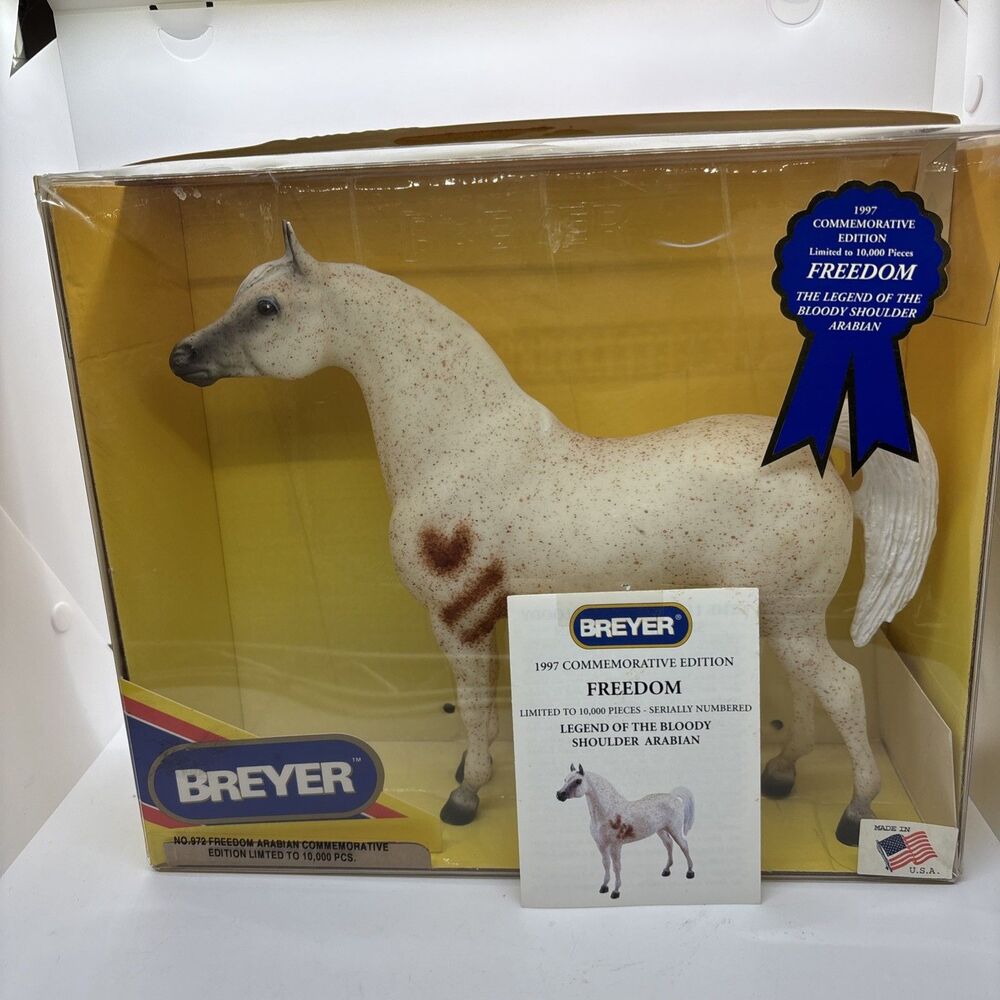 Breyer 972 Freedom Arabian Stallion Commemorative Ed Limited To #1914 of 10,000